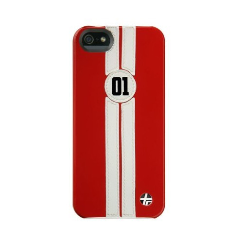 Накладка пластиковая Trexta iPhone 5/5S/SE Retro Racer Red/White фото 