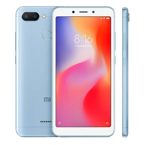 Телефон Xiaomi Redmi 6 64Gb Ram 3Gb Blue фото 