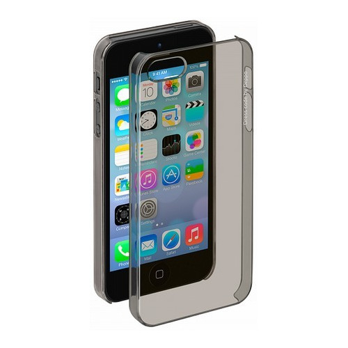 

Накладка пластиковая Deppa Pure Case iPhone 5/5S/SE Hard Coating Black