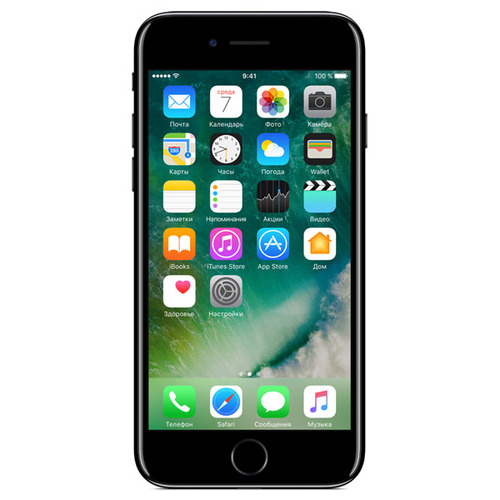 Телефон Apple iPhone 7 128Gb Jet Black фото 