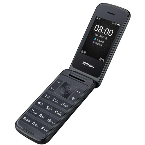 Телефон Philips E255 Xenium Black фото 