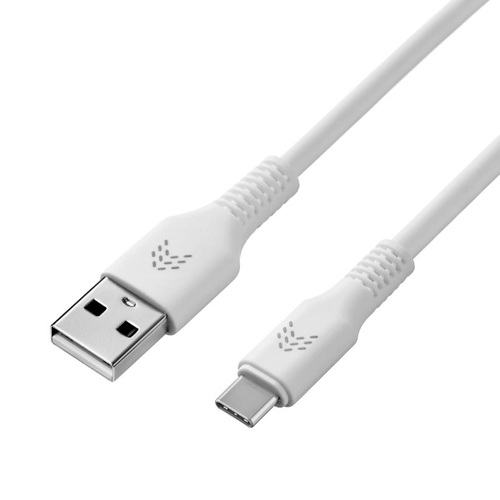 USB кабель Rocket Flex оплетка ТРЕ Type-C 1м White (RDC508WH01FL-AC) фото 