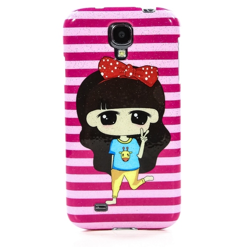 

Накладка силиконовая на Samsung I9500 Galaxy S4 Girls Pink (IMD SF)