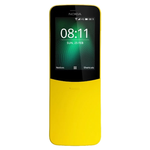 Телефон Nokia 8110 Dual Sim 4G Yellow фото 