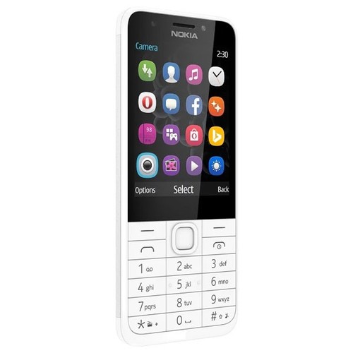 Телефон Nokia 230 Dual Sim White Silver фото 