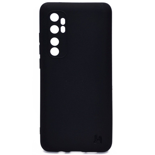 Накладка силиконовая BoraSCO Microfiber Case Xiaomi Mi Note 10 Lite Black фото 