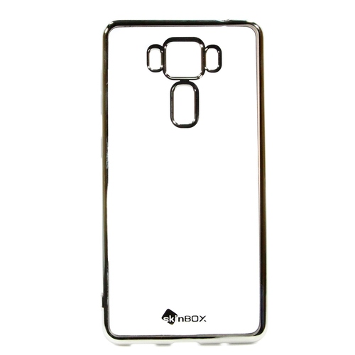 

Накладка силиконовая skinBox chrome Asus ZenFone 3 Delux (ZS550KL) Silver