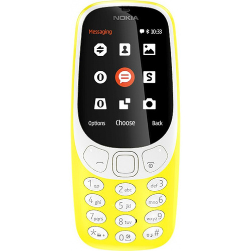 Телефон Nokia 3310 Dual sim (2017) Yellow фото 