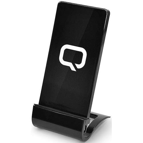 Беспроводное зарядное устройство Qumo PowerAid Qi Stand Charger Black фото 