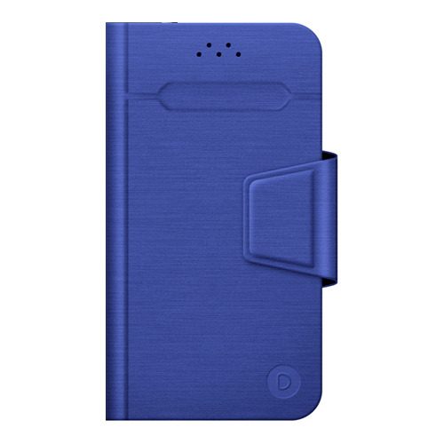 Чехол - книжка Deppa Wallet Fold S универсальный (3.5"-4.3") Blue