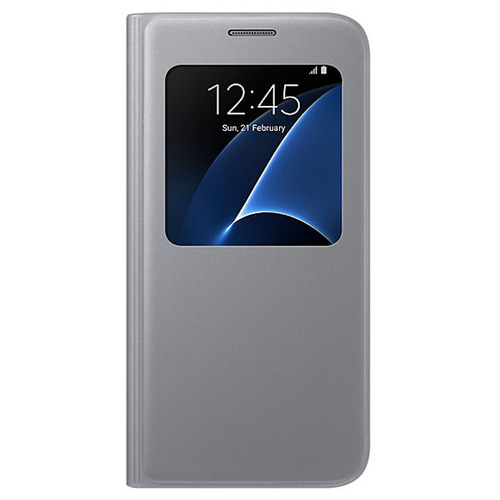 Чехол-книжка Samsung S View Cover Galaxy S7 (EF-CG930PBEGRU) Gray фото 