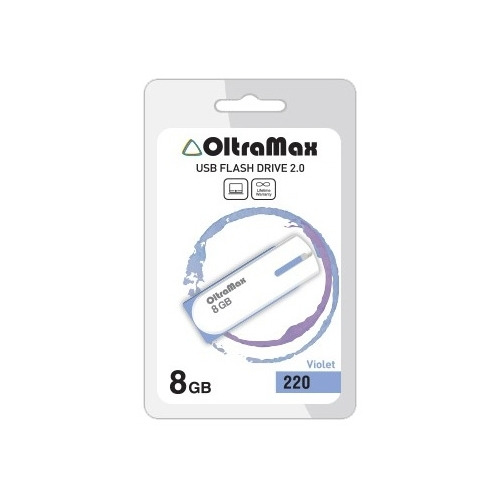 USB флешка OltraMax 220 (8Gb) фиолетовая фото 