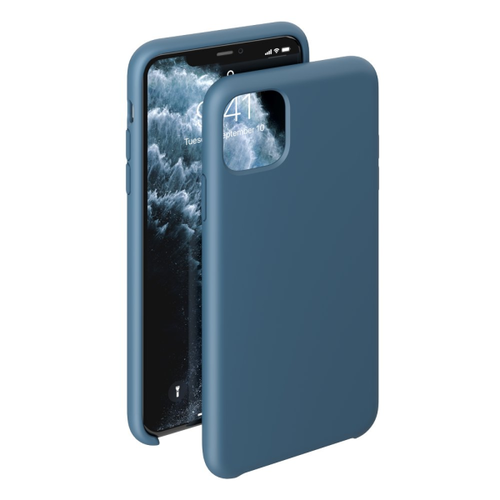 Накладка силиконовая Deppa Liquid Silicone Case Apple iPhone 11 Pro Max Blue фото 