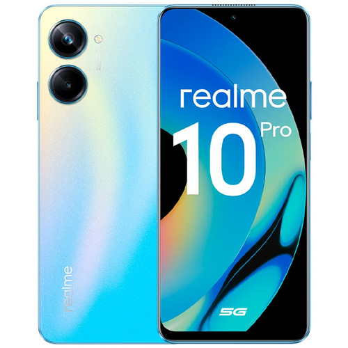 Телефон Realme RMX3661 10 Pro 256Gb Ram 8Gb 5G Nebula Blue фото 