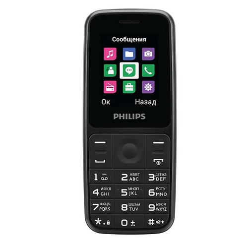 Телефон Philips E125 Xenium Black фото 