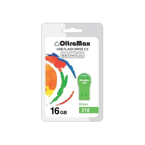 USB флешка OltraMax 210 (16Gb) Green фото 