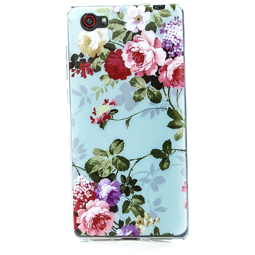 

Накладка силиконовая Goodcase Senseit A109 Пионы