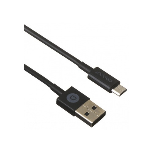 USB кабель Deppa microUSB 2м Black фото 