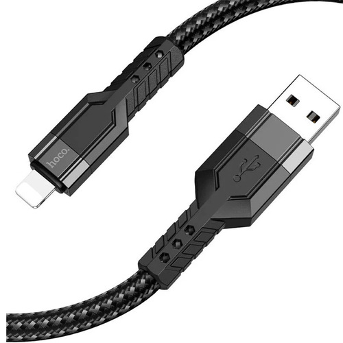 USB кабель Hoco U110 USB A - Lightning Black фото 