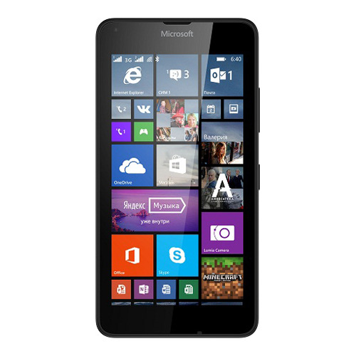 

Телефон Microsoft 640 Lumia XL 3G Dual Sim Black