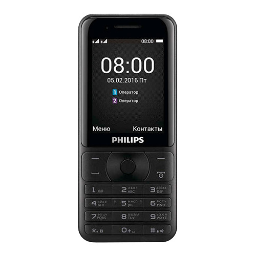 Телефон Philips E181 Black фото 
