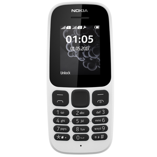 Телефон Nokia 105 (2017) White фото 