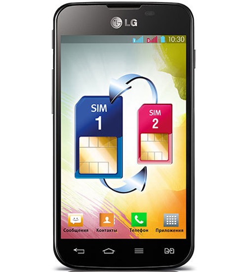 Телефон LG E455 Optimus L5 II Dual Black фото 