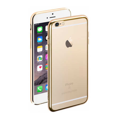 

Накладка силиконовая Deppa Gel Plus Case iPhone 6/6S Gold