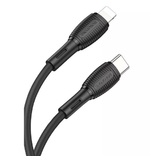 USB кабель Borofone BX86 Type-C - Lightning PD 20W Black фото 