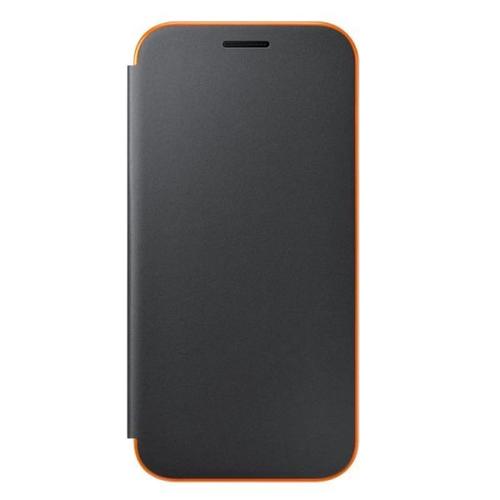 Чехол - книжка Samsung Neon Flip Cover  Galaxy A3 (2017) (EF-FA320PBEGRU) Black фото 
