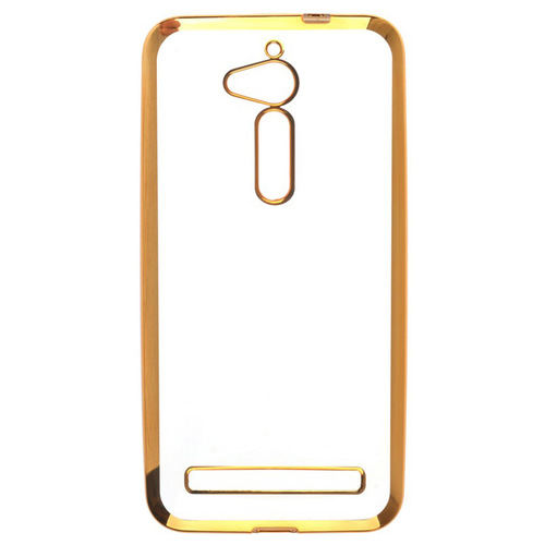 

Накладка силиконовая skinBox chrome Asus ZenFone Go ZB500KG Gold