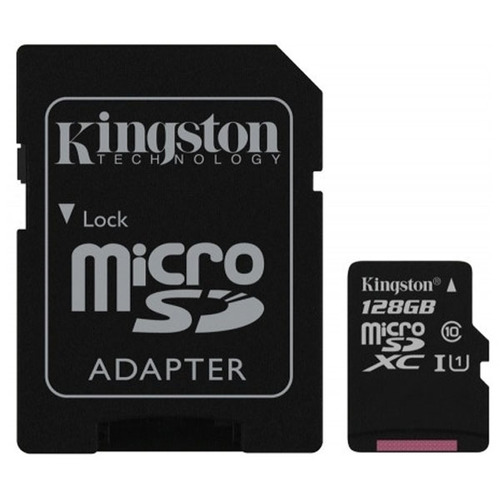 Карта памяти на 128 Гб Kingston microSD (class 10) фото 