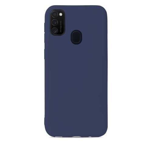 Накладка силиконовая BoraSCO Microfiber Case Samsung Galaxy M31 Blue фото 