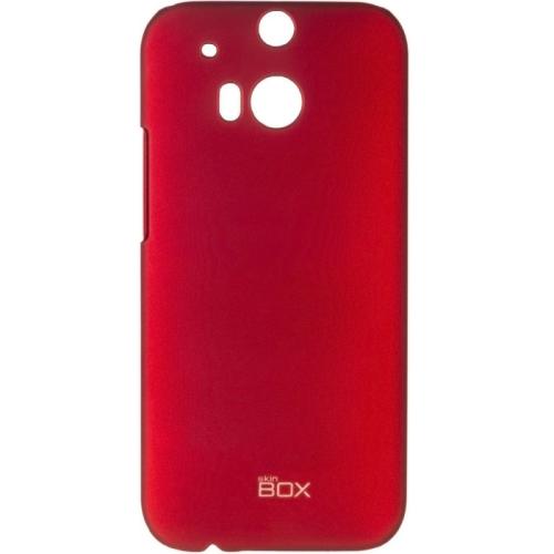 Накладка пластиковая skinBox HTC One M8 Red фото 