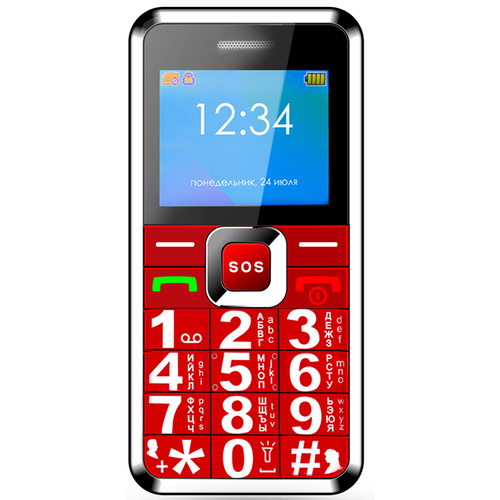 

Телефон Ginzzu MB501 Red