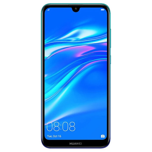 Телефон Huawei Y7 32Gb Ram 3Gb 2019 Aurora Blue фото 