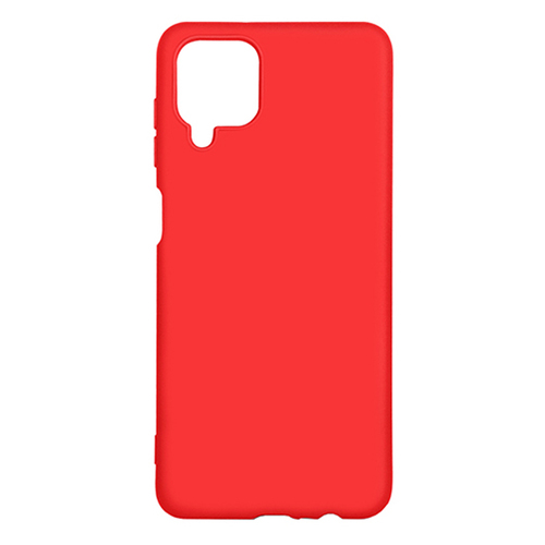 Накладка силиконовая BoraSCO Microfiber Case Samsung Galaxy A12/M12 Red фото 