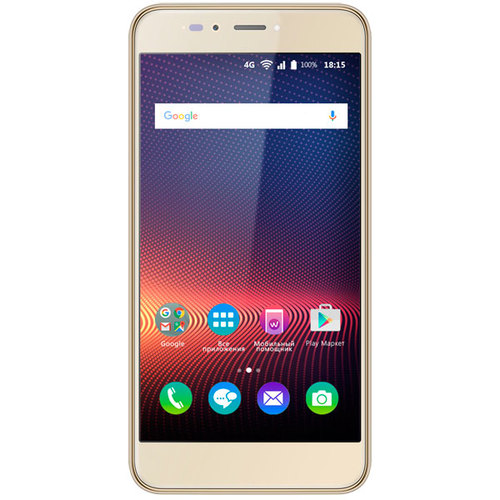 

Телефон BQ 5504 Strike Selfie Max Gold Brushed