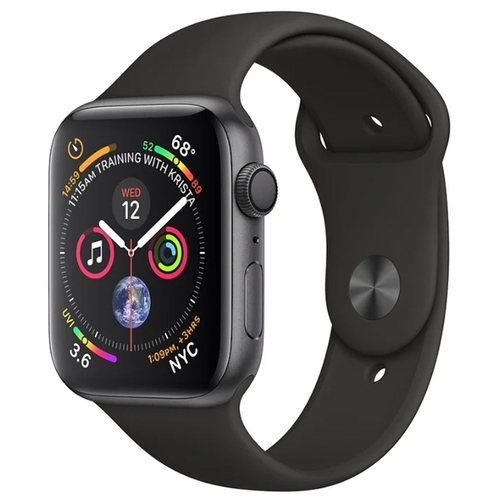 Умные часы Apple Watch Series 4 44mm Aluminum Case with Sport Band Black фото 