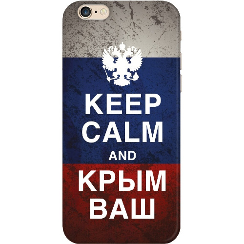 

Накладка пластиковая Deppa Art Case iPhone 6/6S Патриот Крым