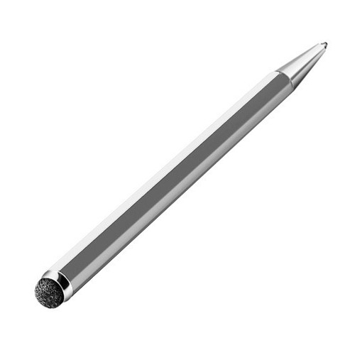 Стилус-ручка Deppa Duo емкостной серый фото 