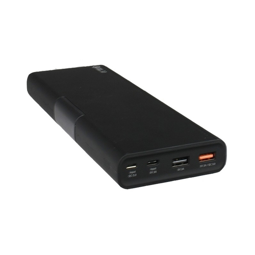 Внешний аккумулятор Qumo PowerAid Quick Charge 3.0 26000 mAh Black фото 
