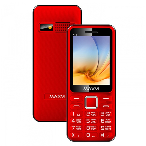 

Телефон Maxvi K12 Red Black