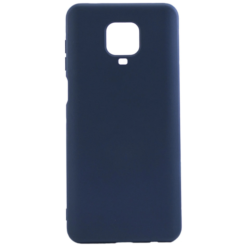 Накладка силиконовая BoraSCO Microfiber Case Xiaomi Redmi Note 9 Pro/9S Blue фото 