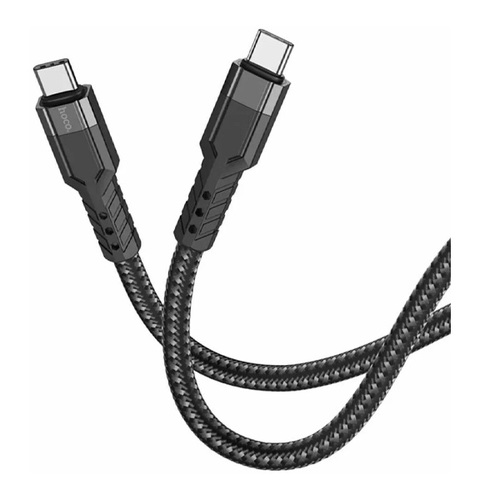USB кабель Hoco U110 Type-C - Type-C 60W Black фото 