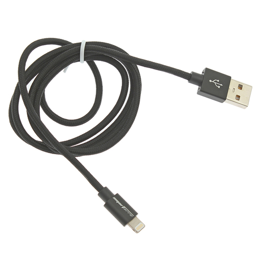 

USB кабель Smarterra STR-AL002M MFI 8-pin 1м Black