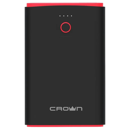 Внешний аккумулятор CROWN CMPB-07 7500 mAh Black/Red фото 