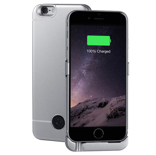 Накладка-аккумулятор InterStep Metal iPhone 6/6S 3000mAh Space Grey фото 