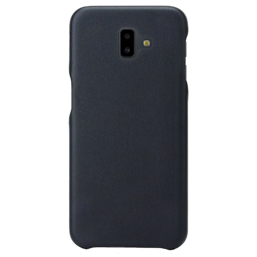 Накладка кожаная G-Case Slim Premium для Samsung Galaxy J6 Plus (2018) Black фото 