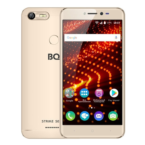 

Телефон BQ 5204 Strike Selfie Gold